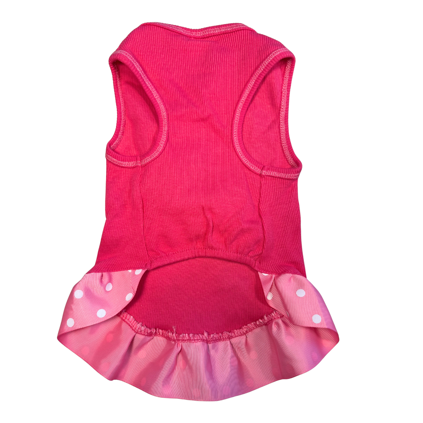 LuluPink Adorable Dog Dress - M