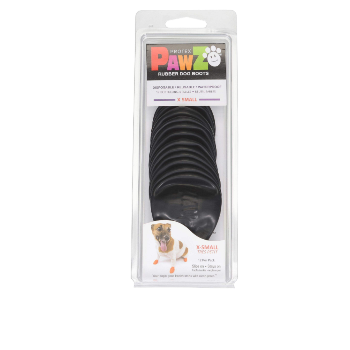 PawZ Rubber Dog Boots - XS