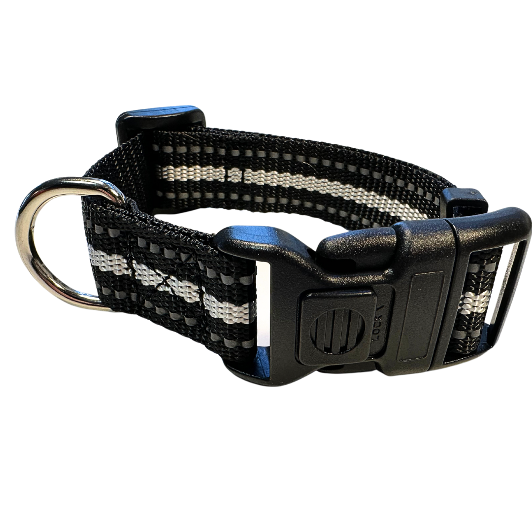 WINSEE Black Dog Harnesses & Dog Collar