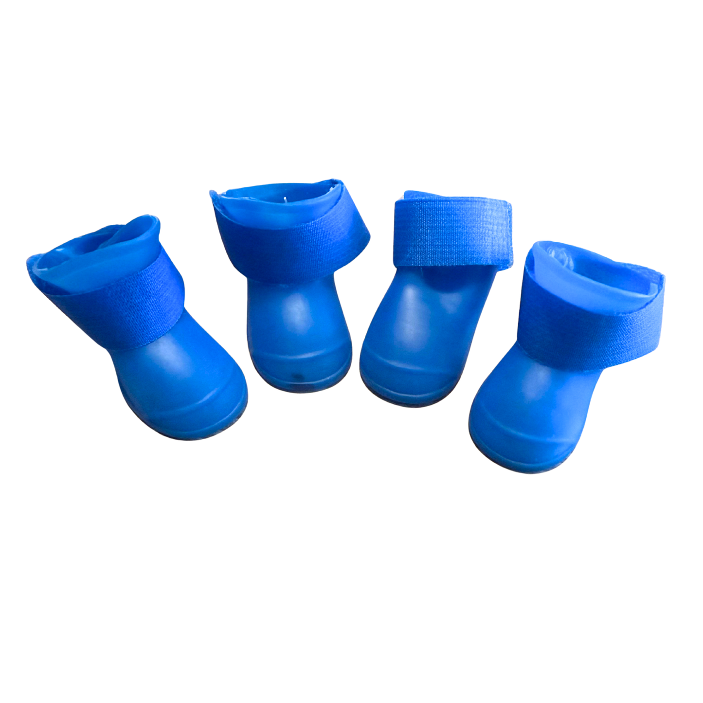 Dog Rain Boots With Hook & Loop Strap - S