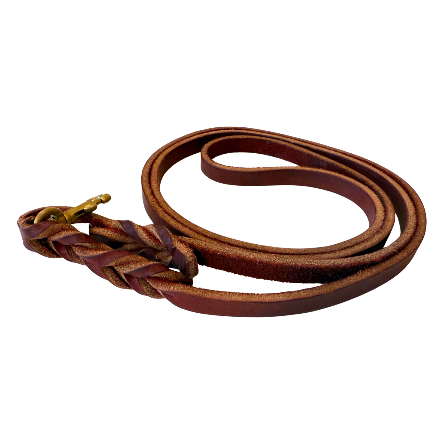 Soft Leather Dog Leash -6'
