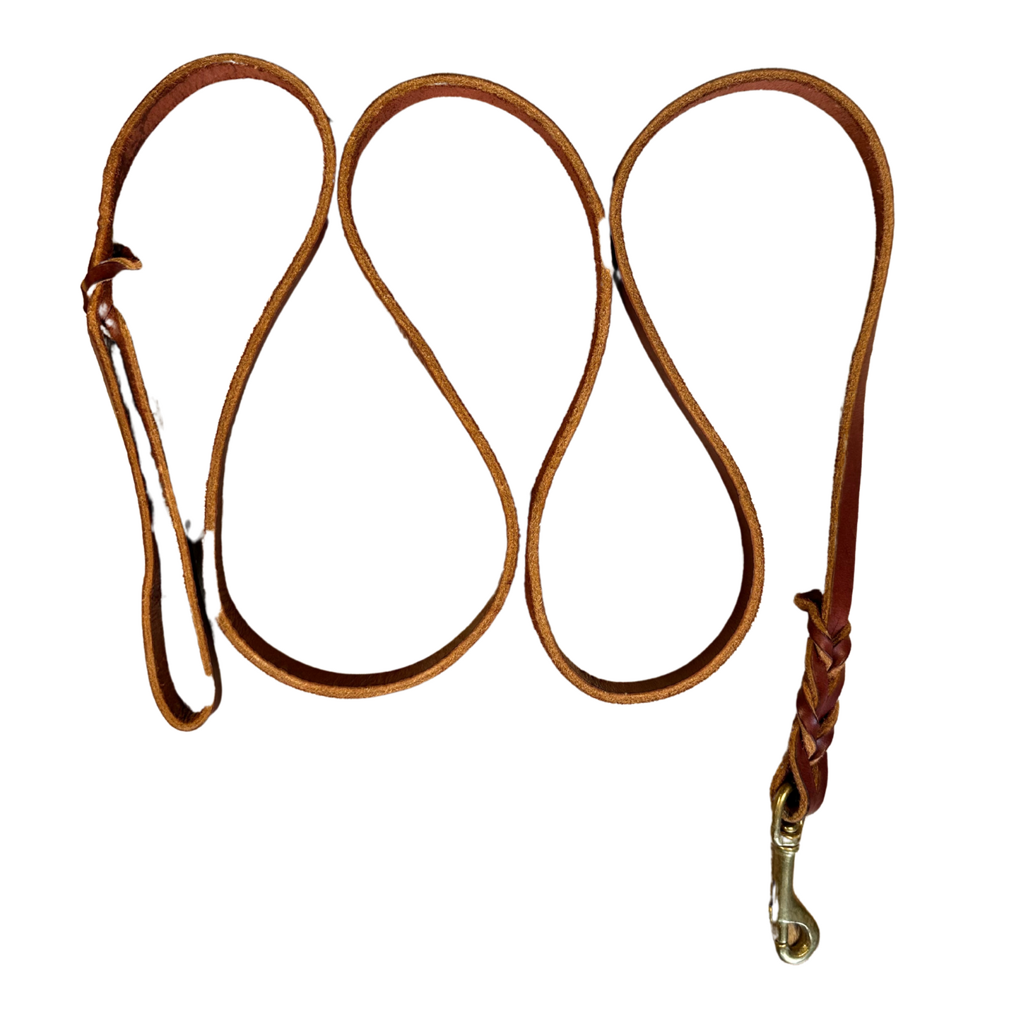 Soft Leather Dog Leash - 6'