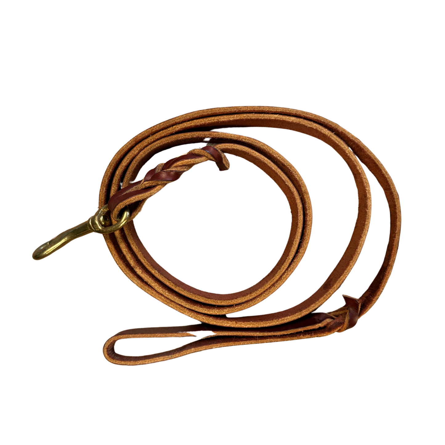 Soft Leather Dog Leash - 6'