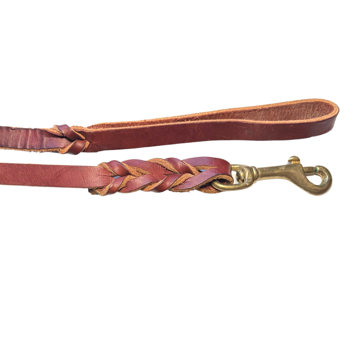 Soft Leather Dog Leash - 6'