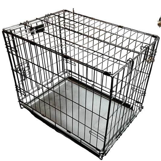 Top Paw 24” Single-Door Folding Wire Dog Crate