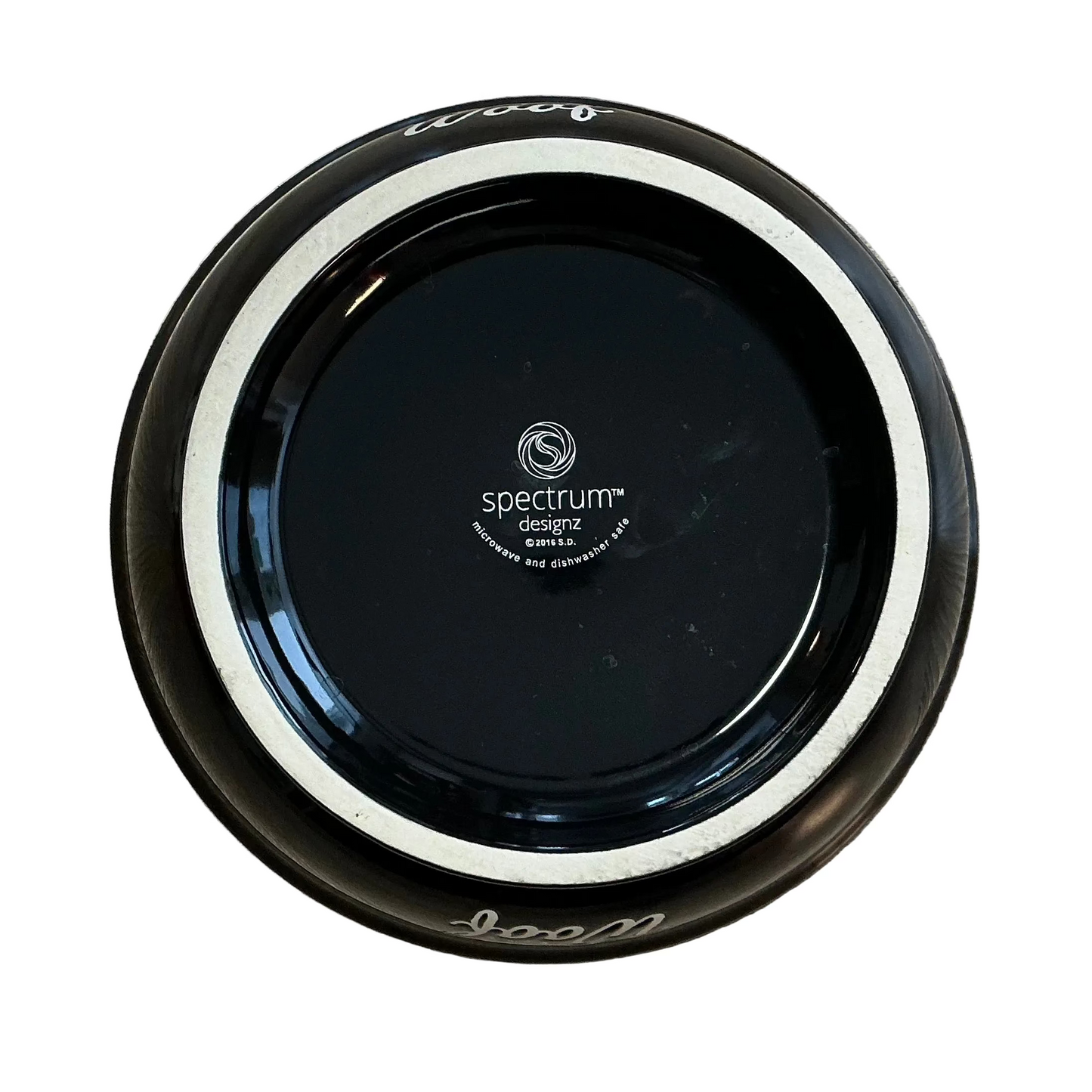 Spectrum Designz ceramic dog bowl