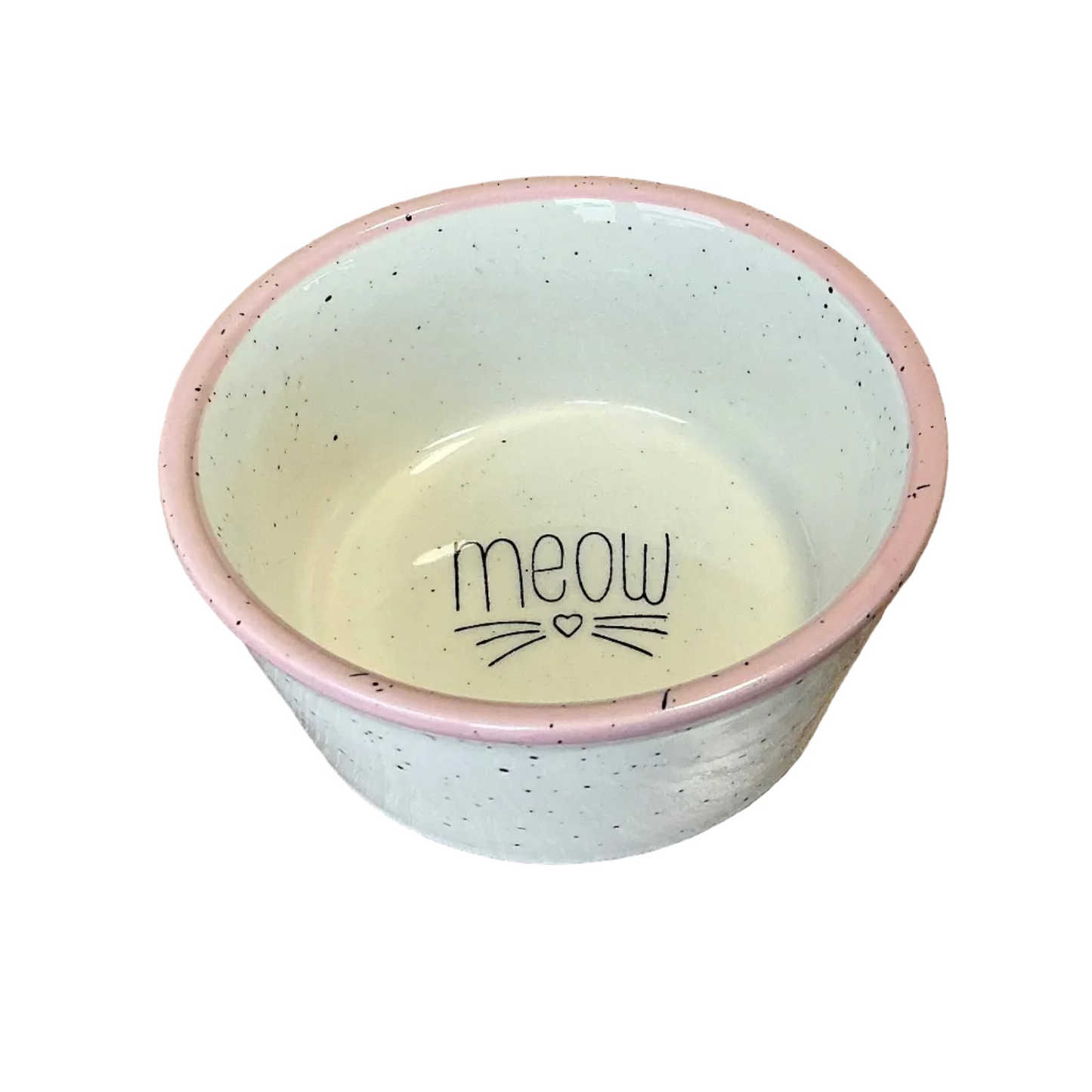 Pacifica “Meow” Ceramic Cat Bowl