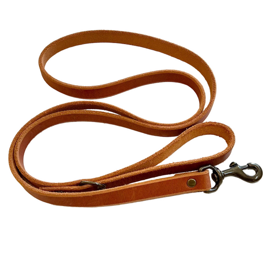 Genuine Leather Dog Leash-63”
