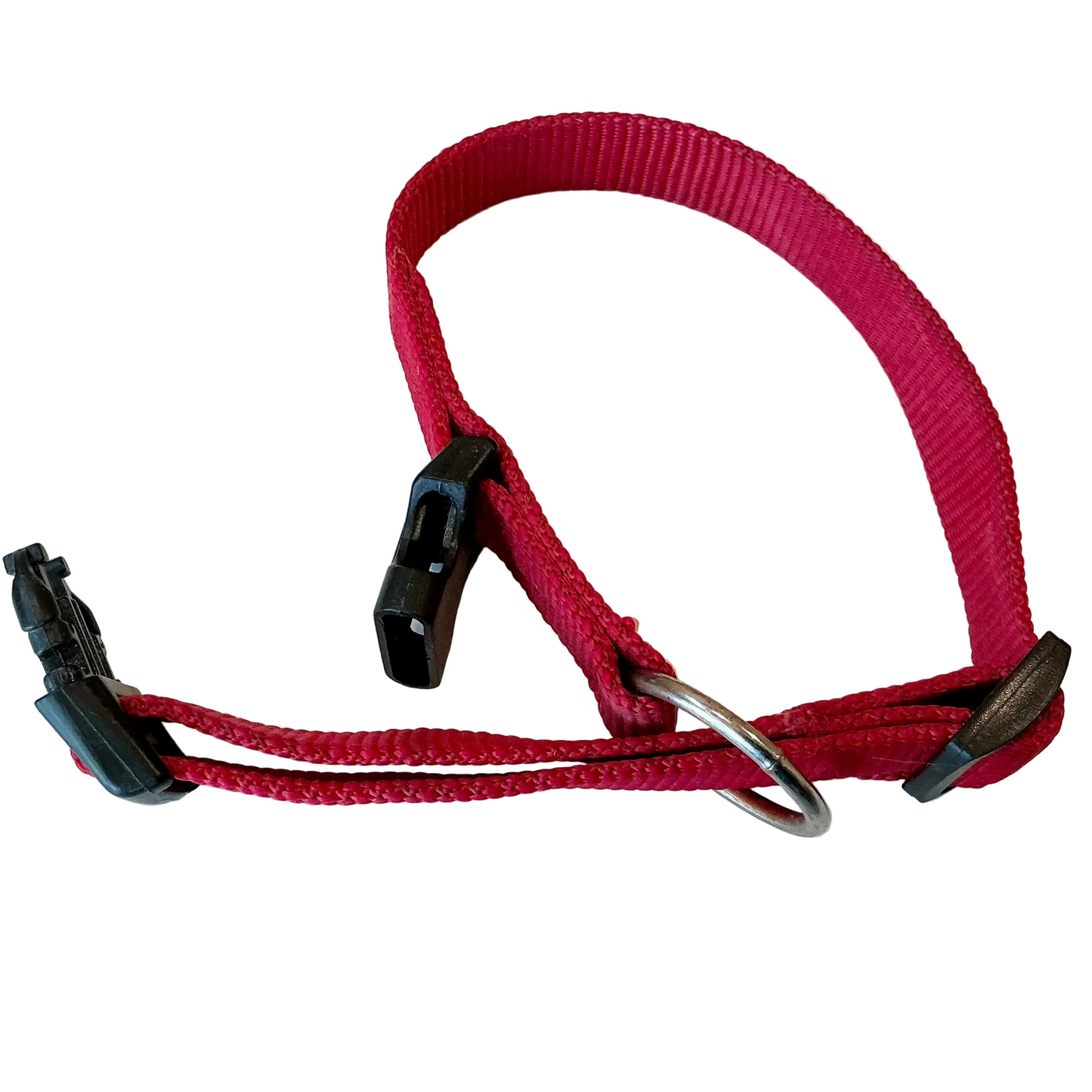JUMP! Nylon Adjustable Red Dog Collar