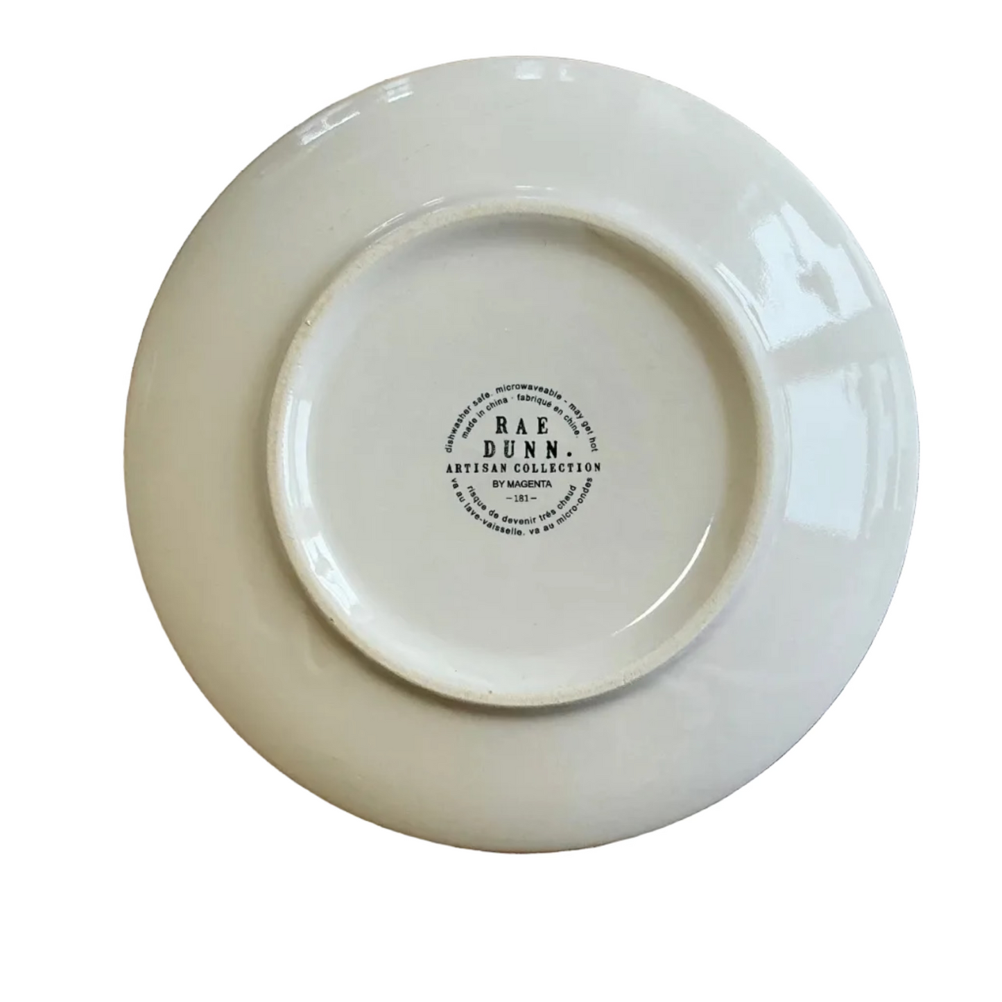 Rae Dunn “Jingle Bones” Ceramic Pet Plate