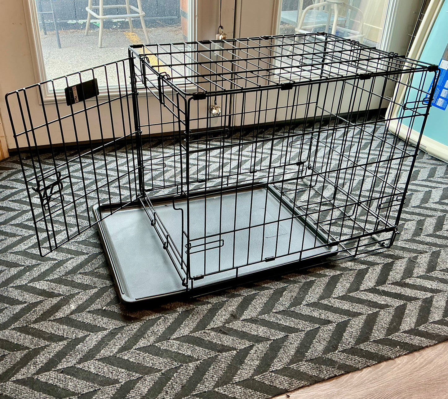 Top Paw 24” Single-Door Folding Wire Dog Crate