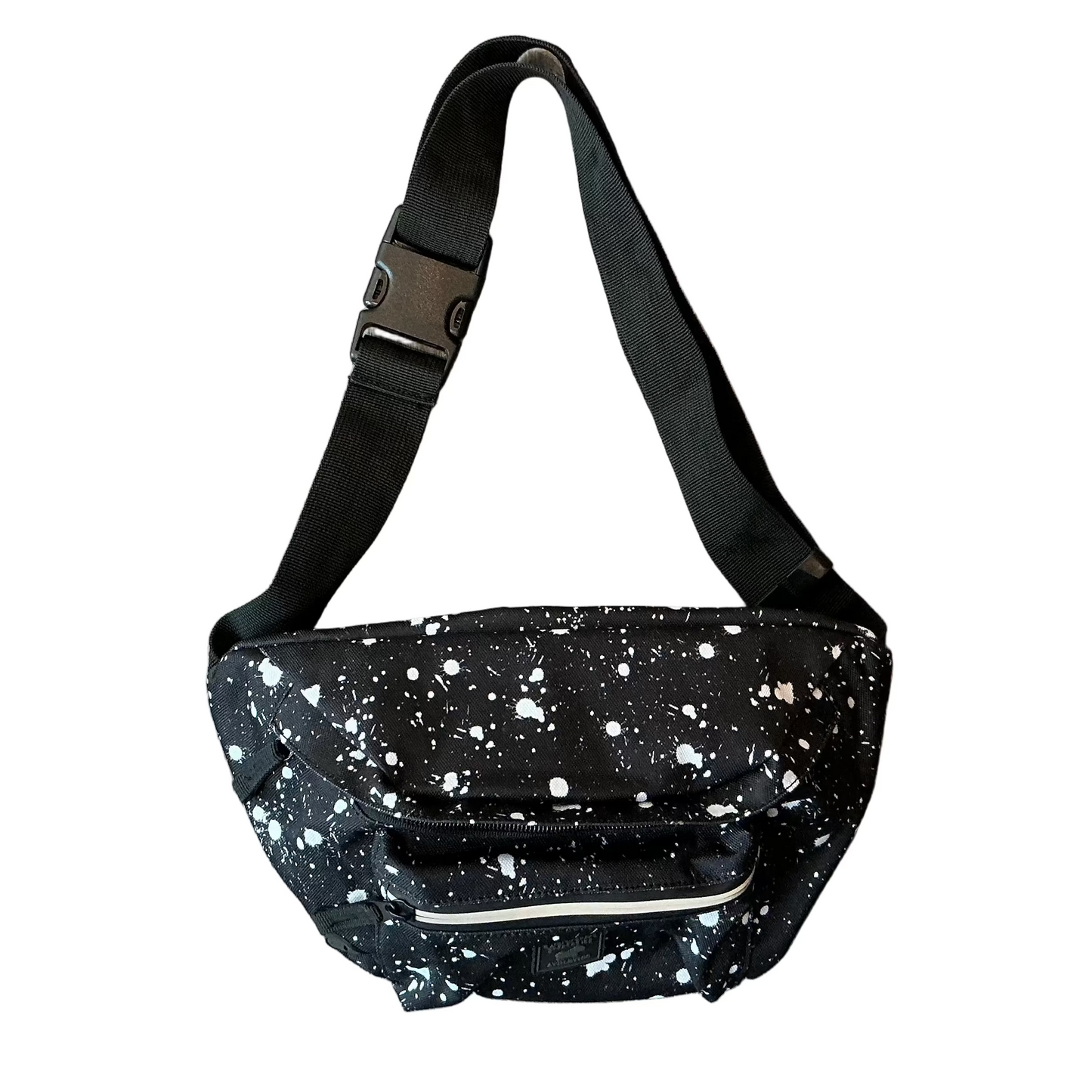 Canada Pooch The Everything Fanny Pack Black Splatter