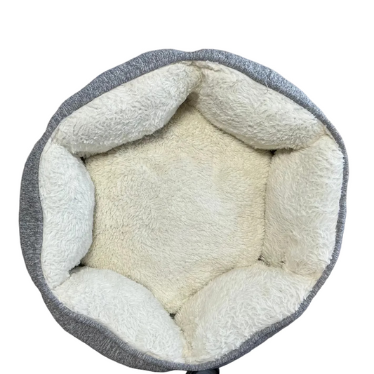 Cozy Round Pet Bed – Plush Interior