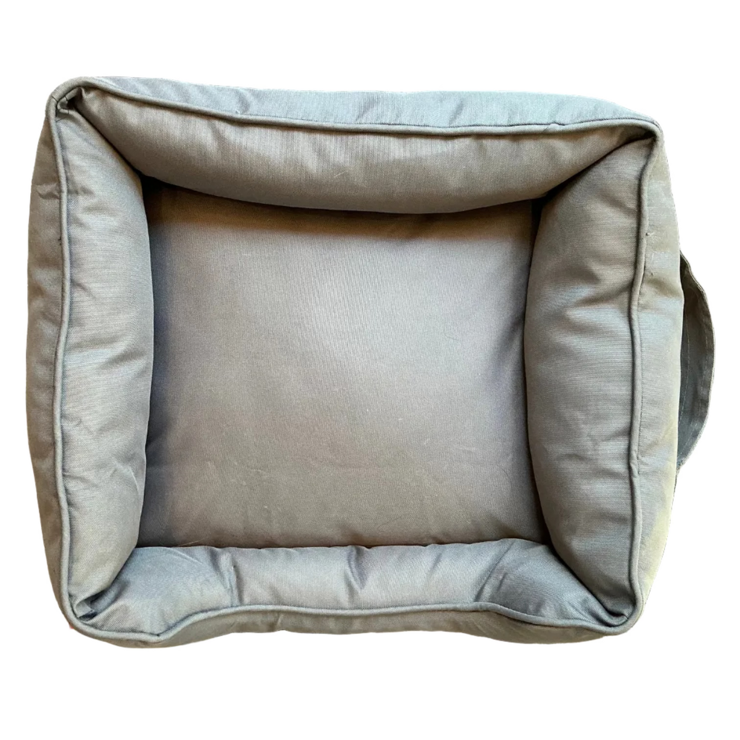 Miguel Grey Bolster Dog Bed