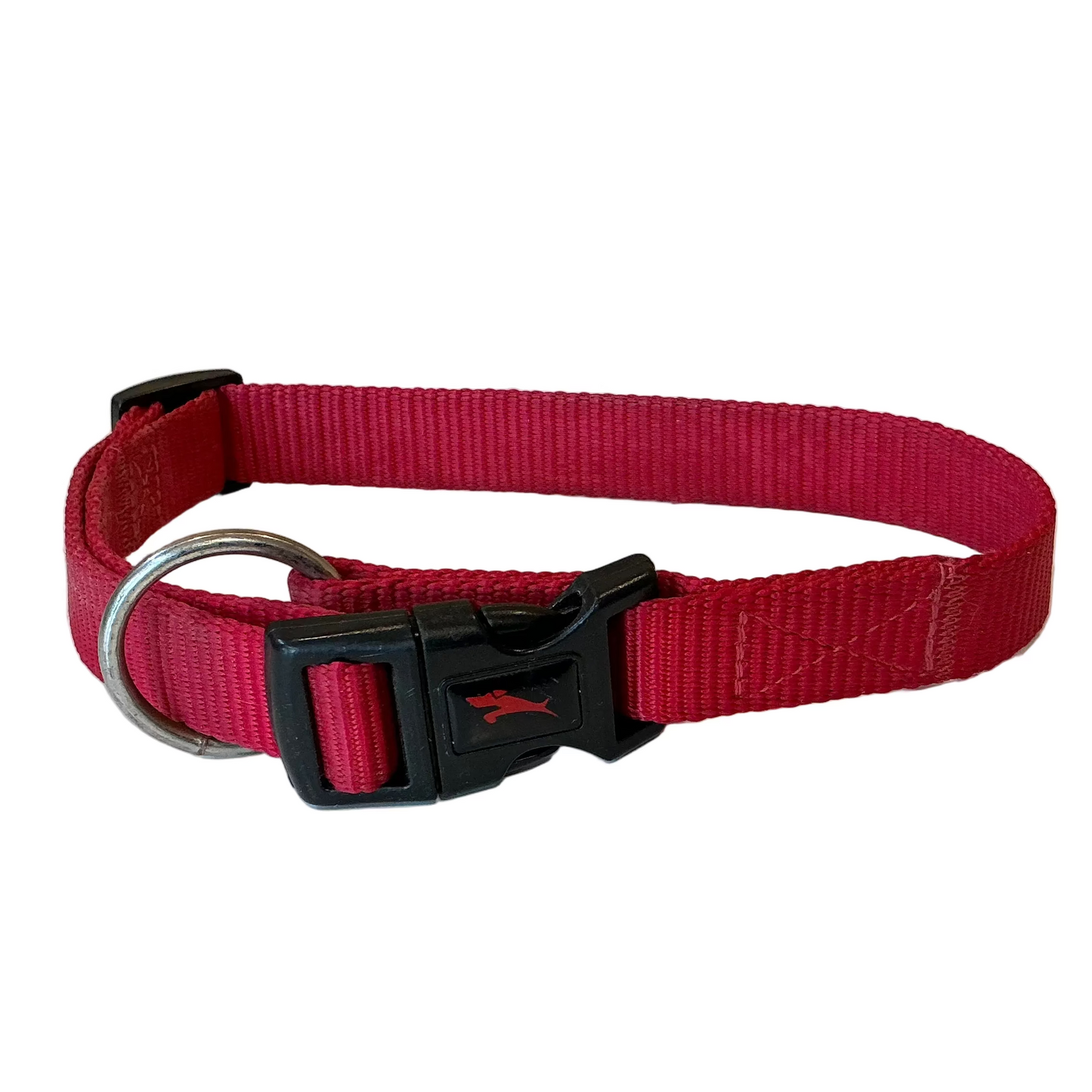 JUMP! Nylon Adjustable Red Dog Collar