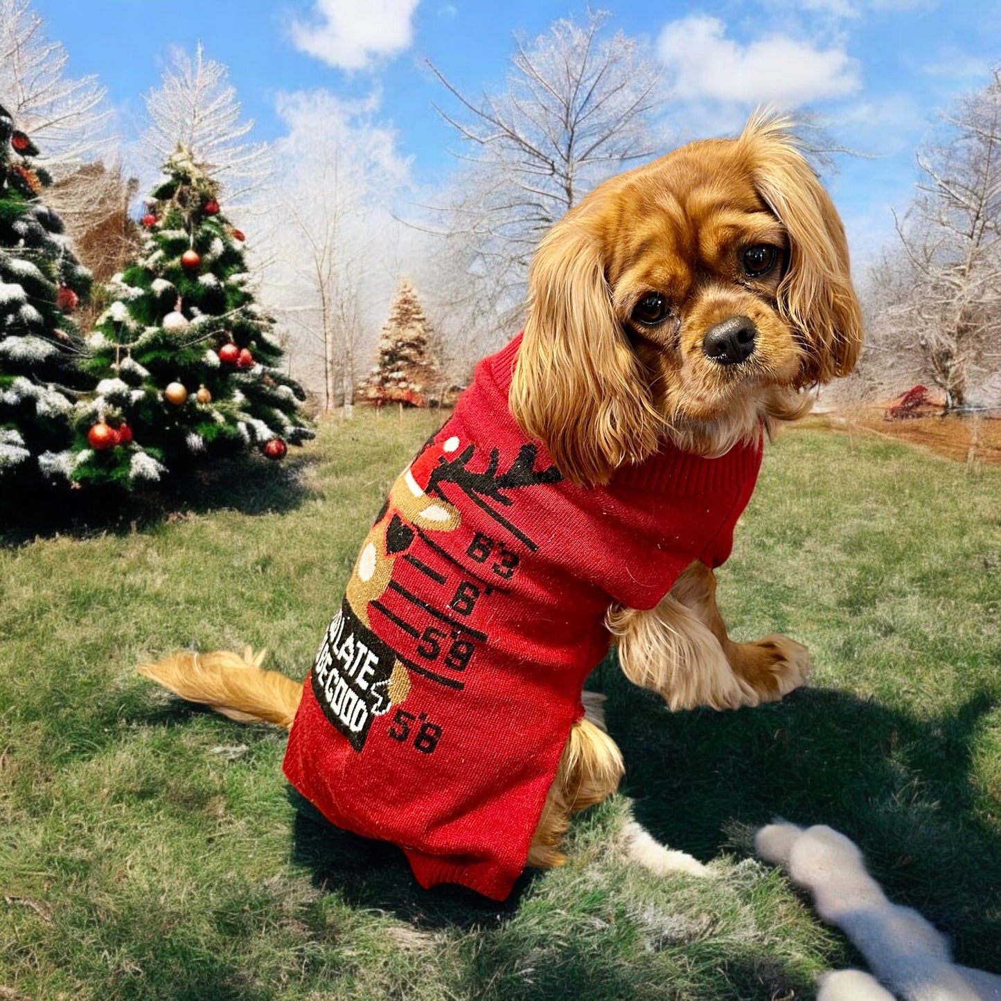 Holiday Dog Sweater